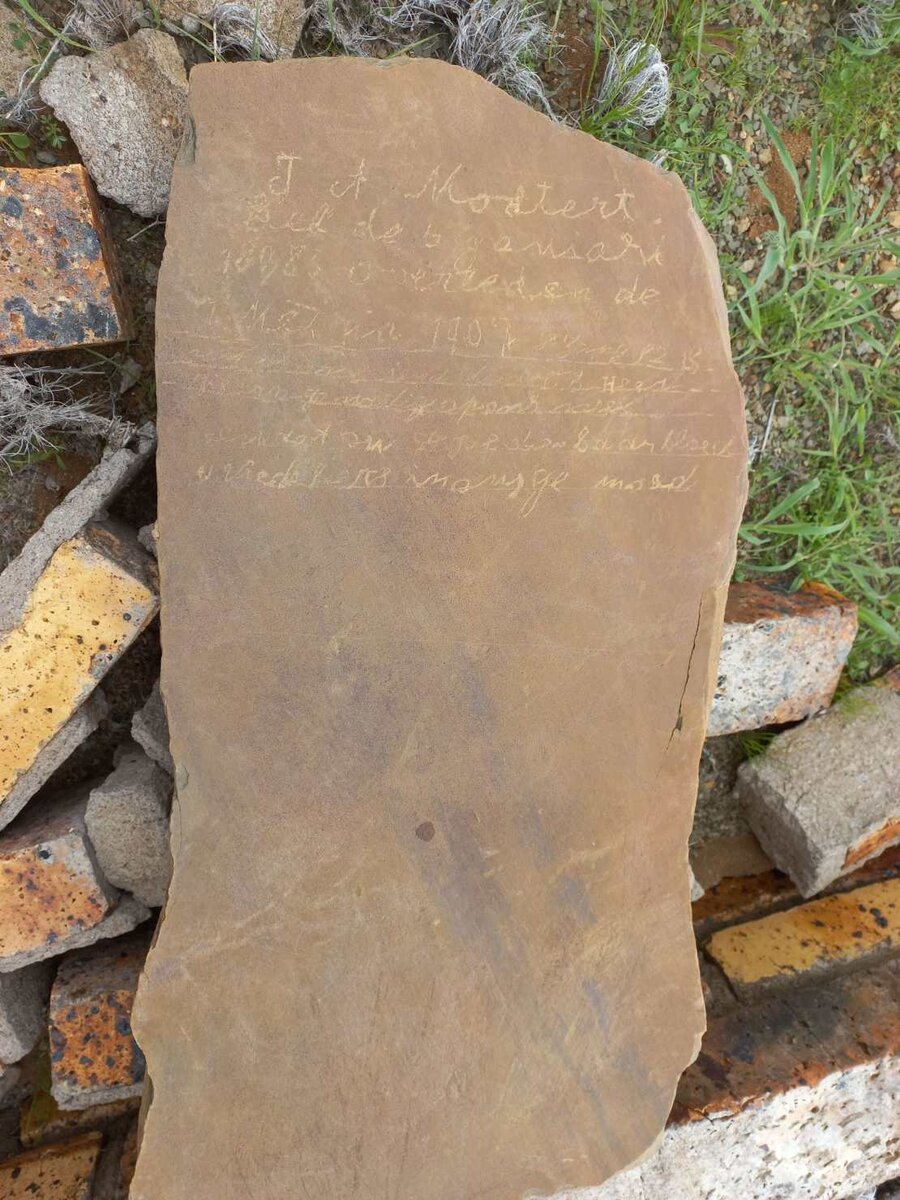 MOSTERT J.A. 18??-1907