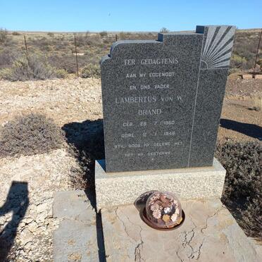 BRAND Lambertus Von W. 1860-1946