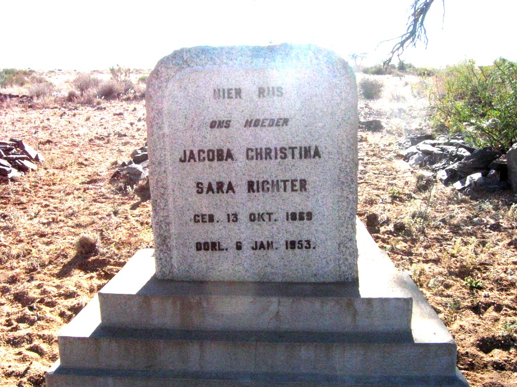 RICHTER Jacoba Christina Sara 1869-1953