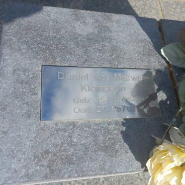 MERWE Daniel, v.d. 1982-2002