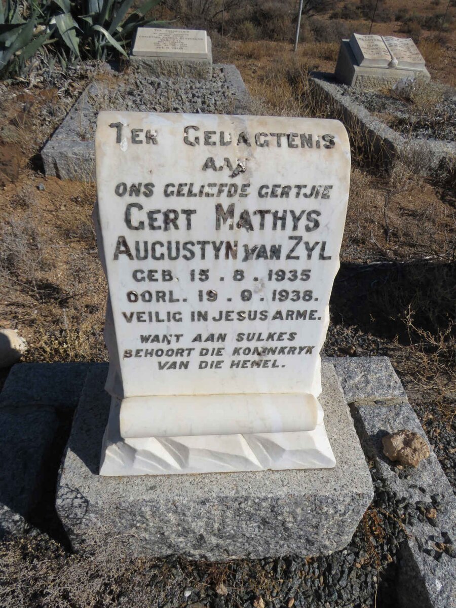 ZYL Gert Mathys Augustyn, van 1935-1938