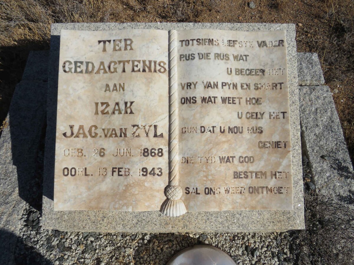 ZYL Izak Jac, van 1868-1943