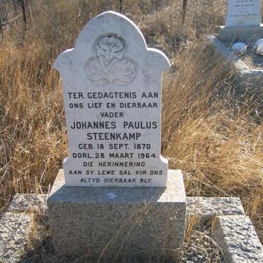 STEENKAMP Johannes Paulus 1870-1964