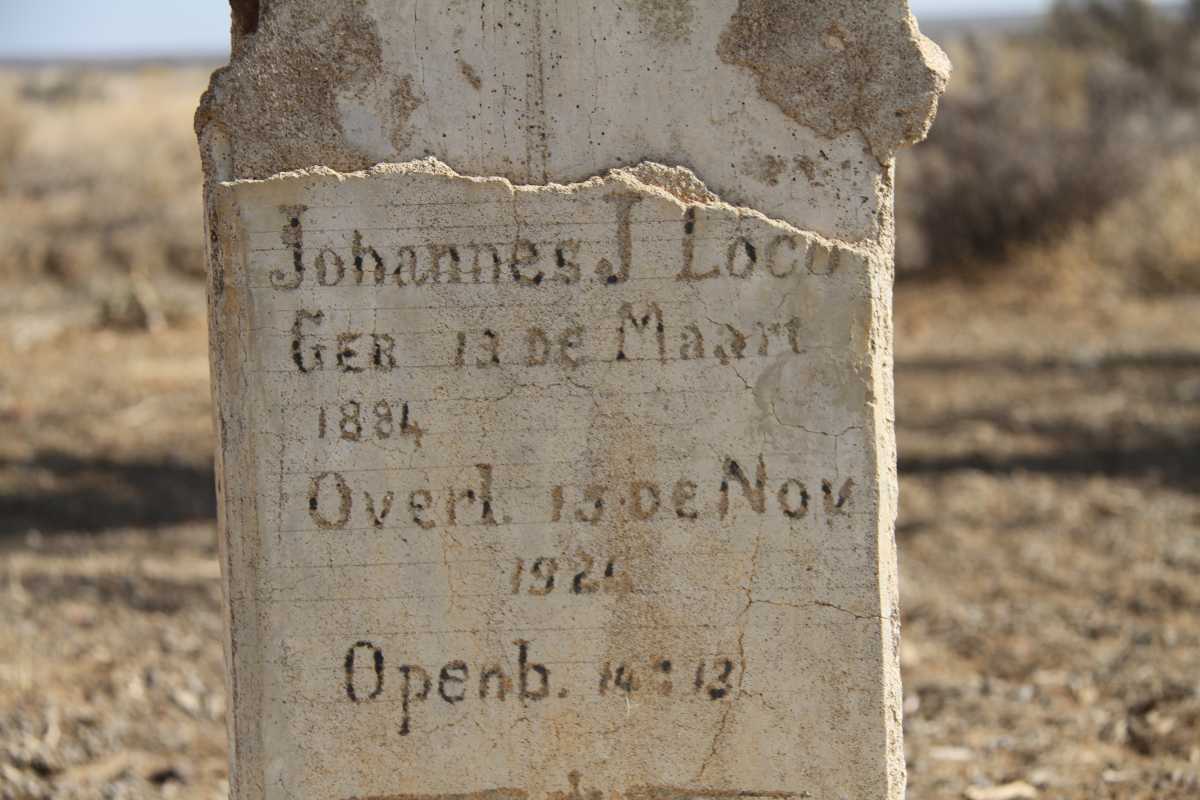 LOCH Johannes J. 1884-1921