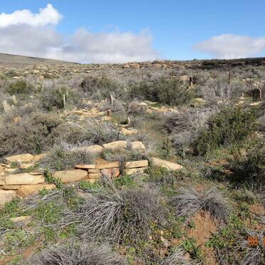 Northern Cape, CALVINIA district, Klipfontein 1033, Vaalhoek_2, farm cemetery
