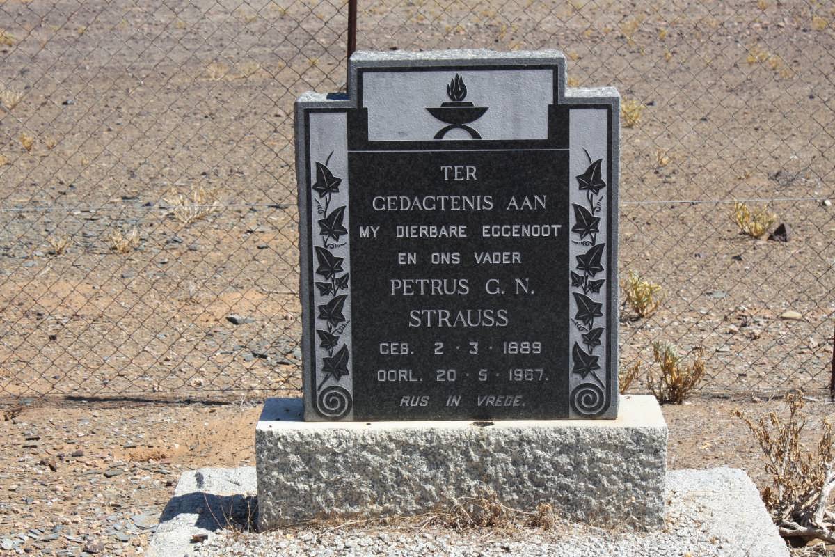 STRAUSS Petrus G.N. 1889-1967