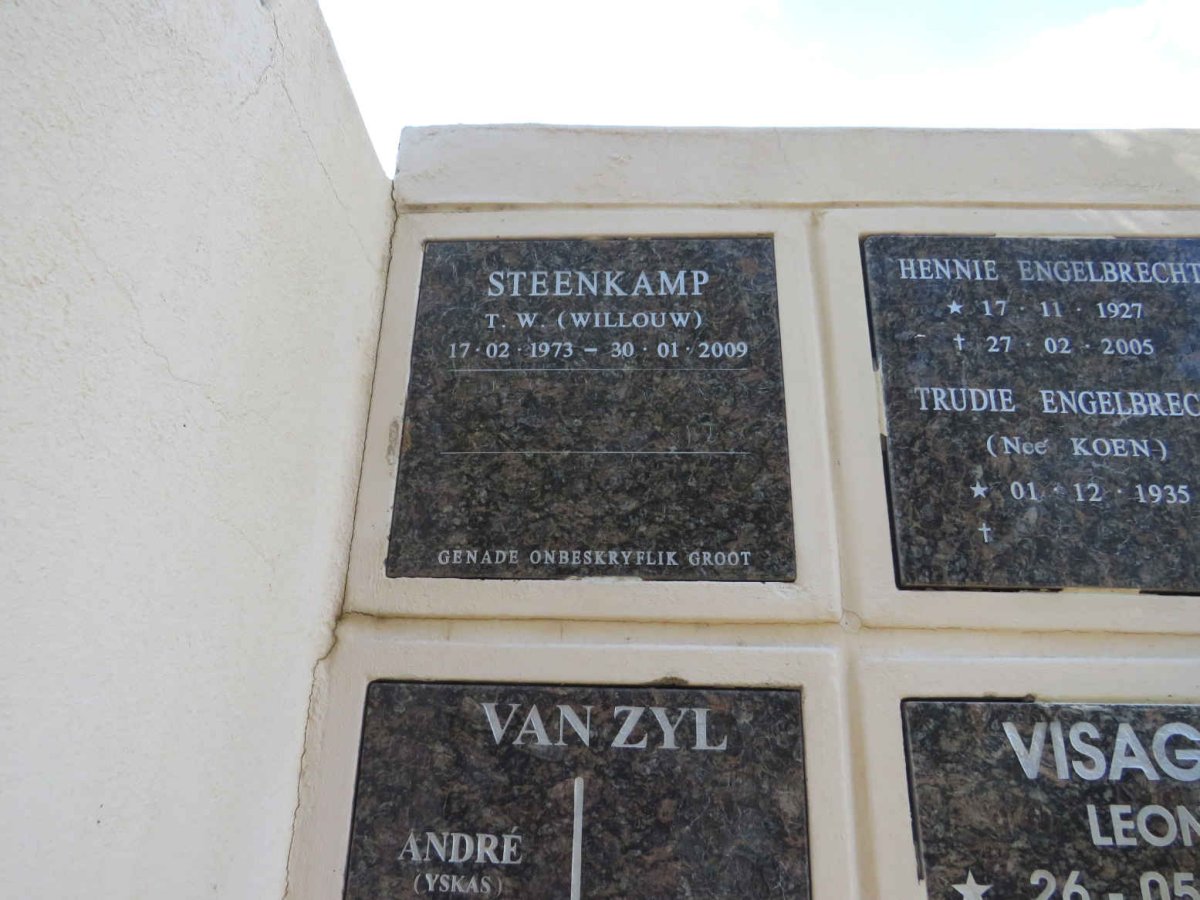 STEENKAMP T.W. 1973-2009