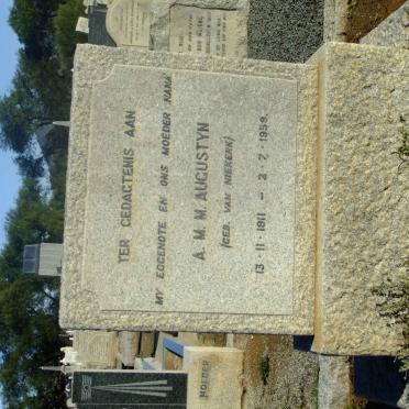 AUGUSTYN A.M.M. nee VAN NIEKERK 1911-1959