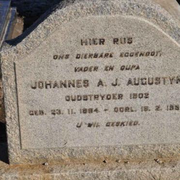 AUGUSTYN Johannes A.J. 1884-1958