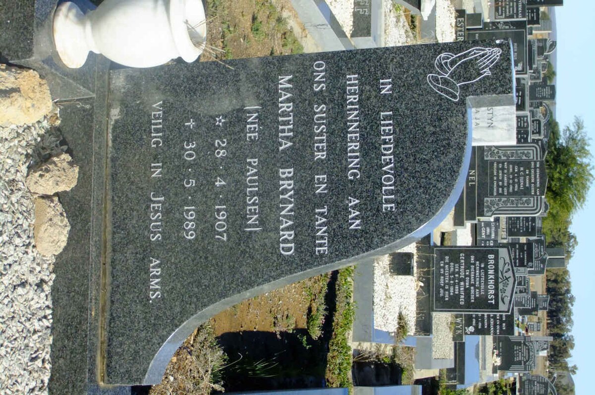 BRYNARD Martha nee PAULSEN 1907-1989