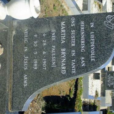 BRYNARD Martha nee PAULSEN 1907-1989