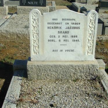 BRAND Hendrik Jacobus 1886-1945