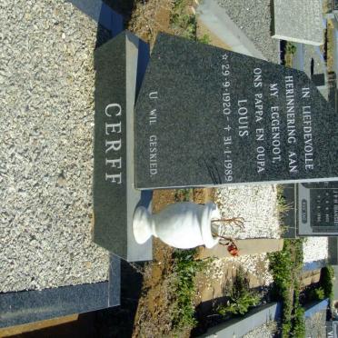 CERFF Louis 1920-1989