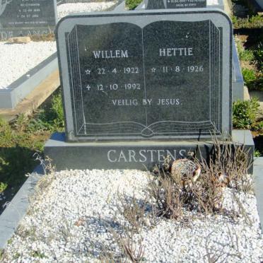 CARSTENS Willem 1922-1992 &amp; Hettie 1926-
