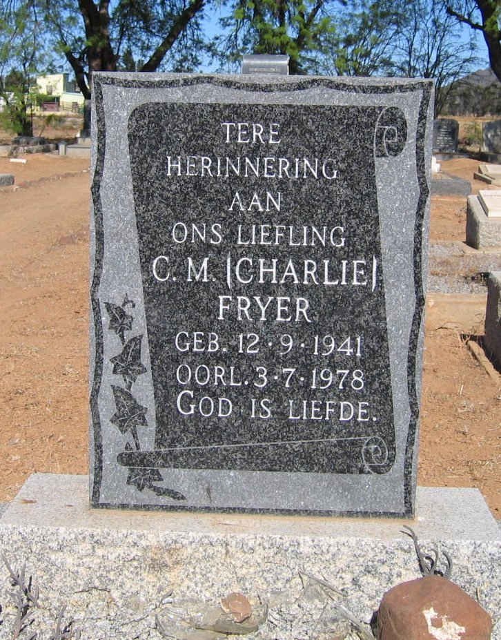 FRYER C.M. 1941-1978