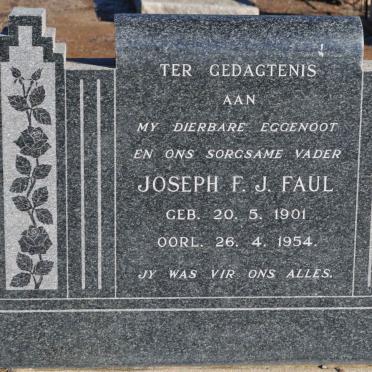 FAUL Joseph F.J. 1901-1954