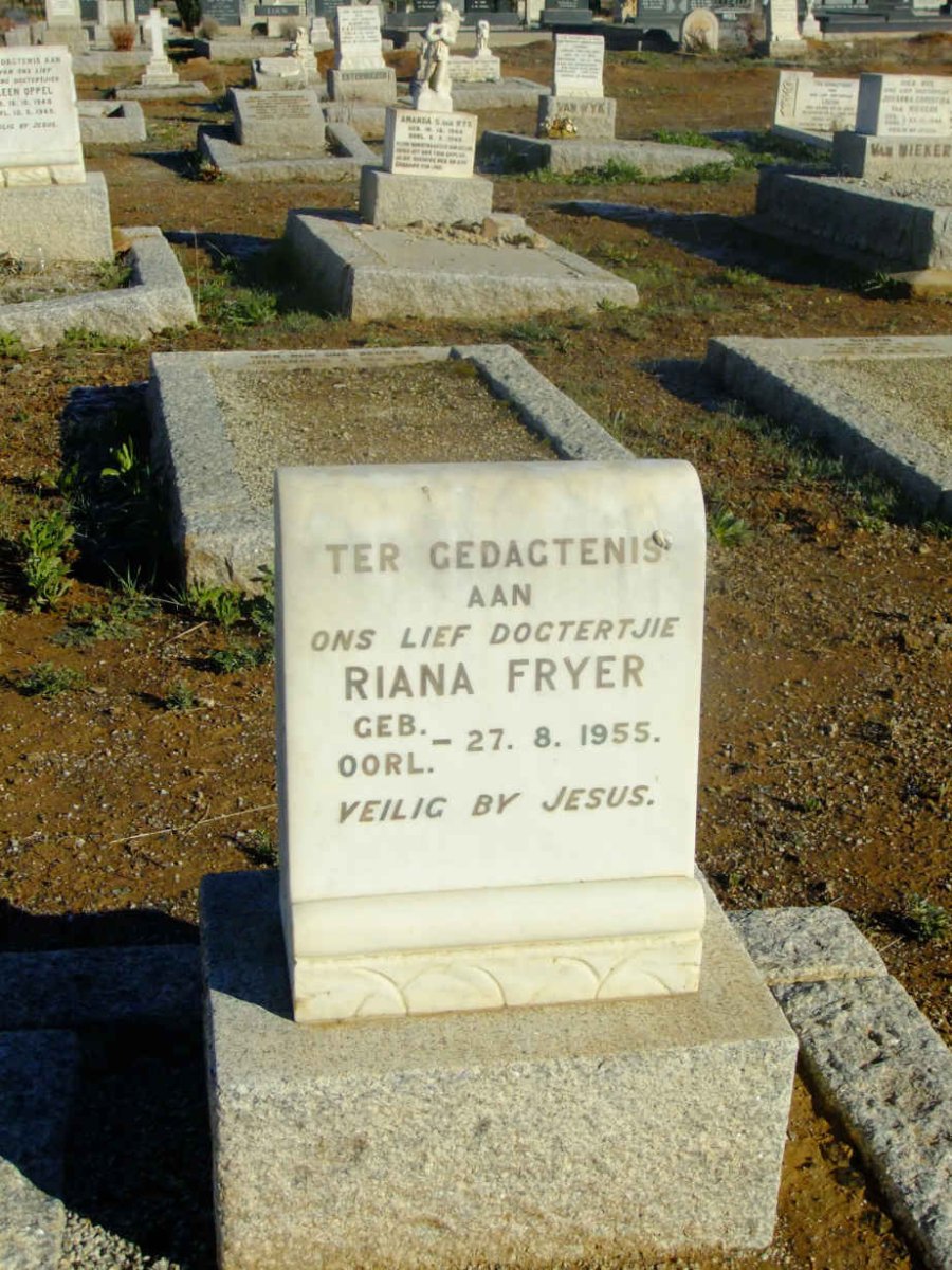 FRYER Riana 1955-1955