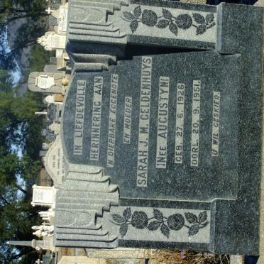 GELDENHUYS Sarah J.M. nee AUGUSTYN 1926-1951