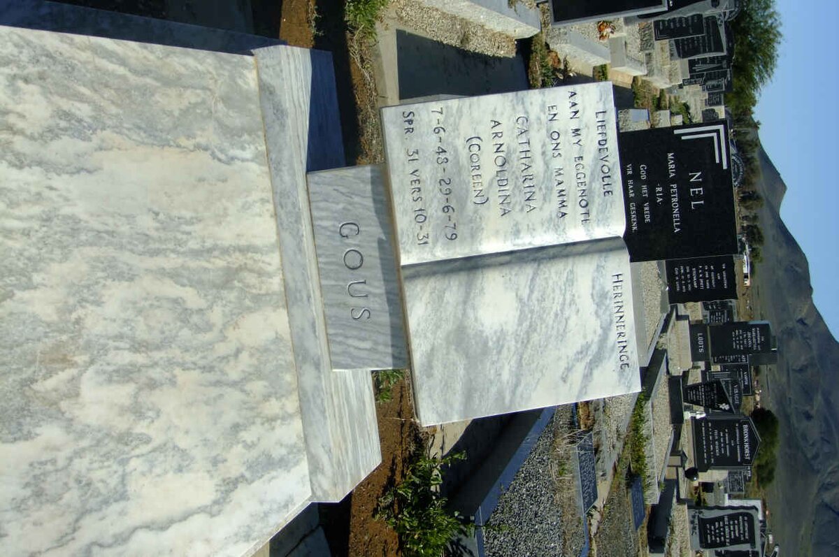 GOUS Catharina Arnoldina 1948-1979