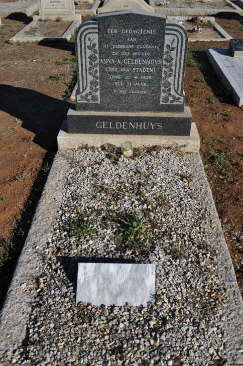 GELDENHUYS Anna A. nee VAN STADEN -19??