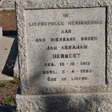 HERBERT Jan Abraham 1913-19?5