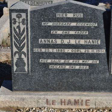 HANIE Annas D.J., le 1885-1951