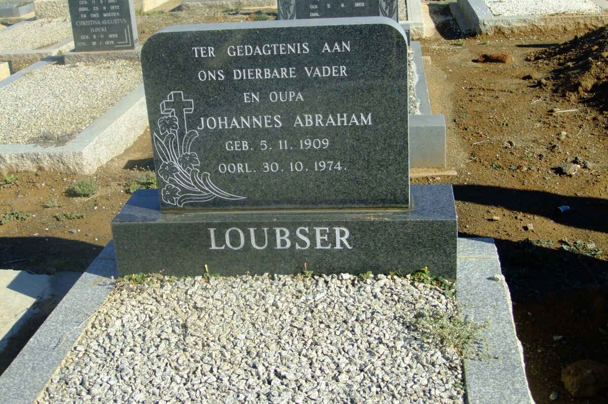 LOUBSER Johannes Abraham 1909-1974