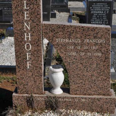 LENHOFF Stephanus Francois 1917-1986