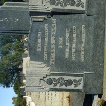 LANGELAAR Marthinus Johannes, van 1881-1950