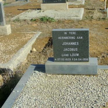 LOUW Johannes Jacobus 1929-1996