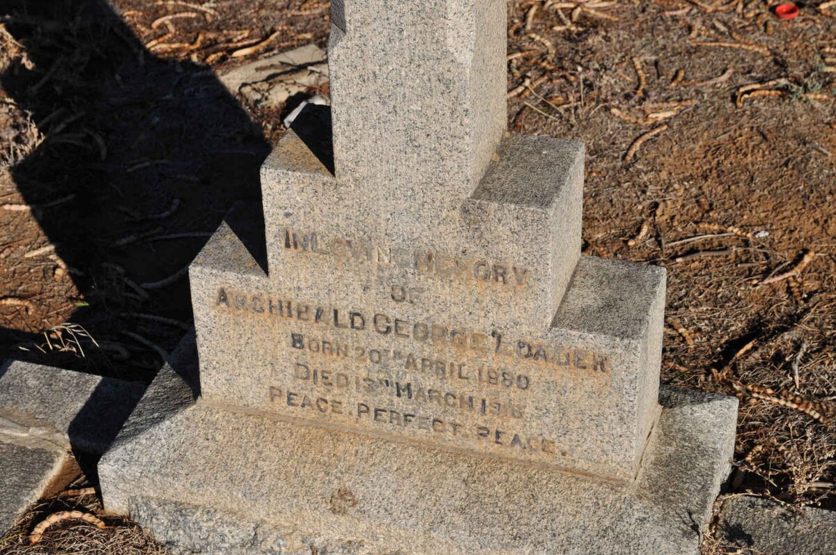 LOADER Archibald George 1880-1916