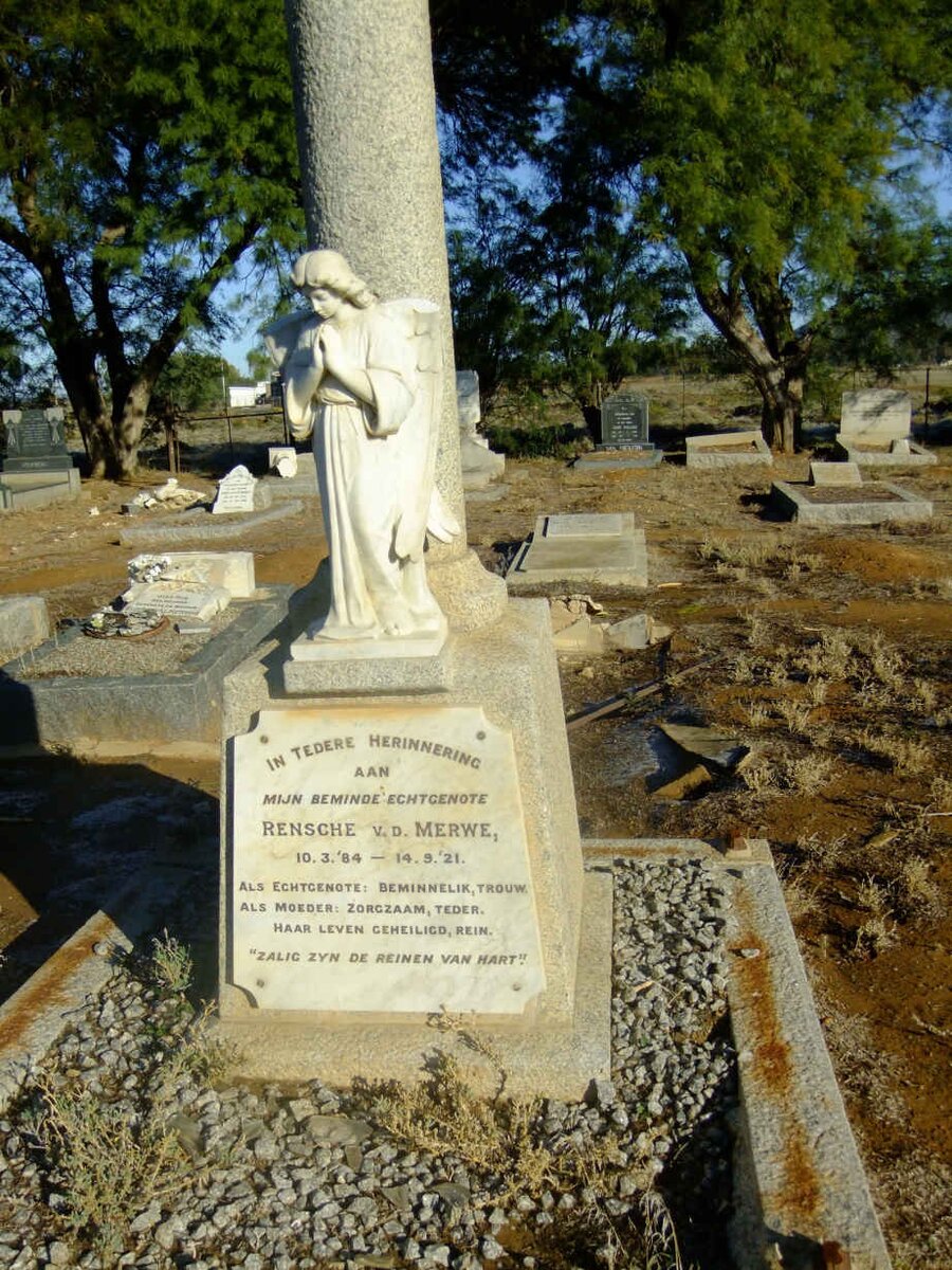 MERWE Rensche, v.d. 1884-1921