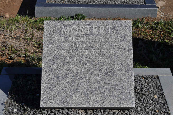 MOSTERT J.F.J. 1925-1986