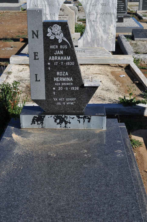 NEL Jan Abraham 1930- &amp; Roza Hermina BRUWER 1936-