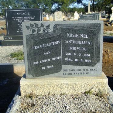 NEL Kosie voorheen ANTHONISSEN nee VLOK 1894-1974