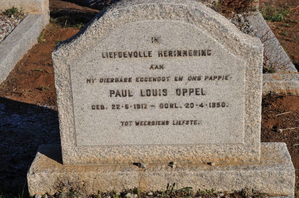 OPPEL Paul Louis 1912-1950