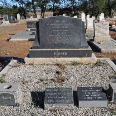 PARKER William Henry 1874-1944 &amp; Elsie Dorothea Maria VAN ZYL 1882-1954