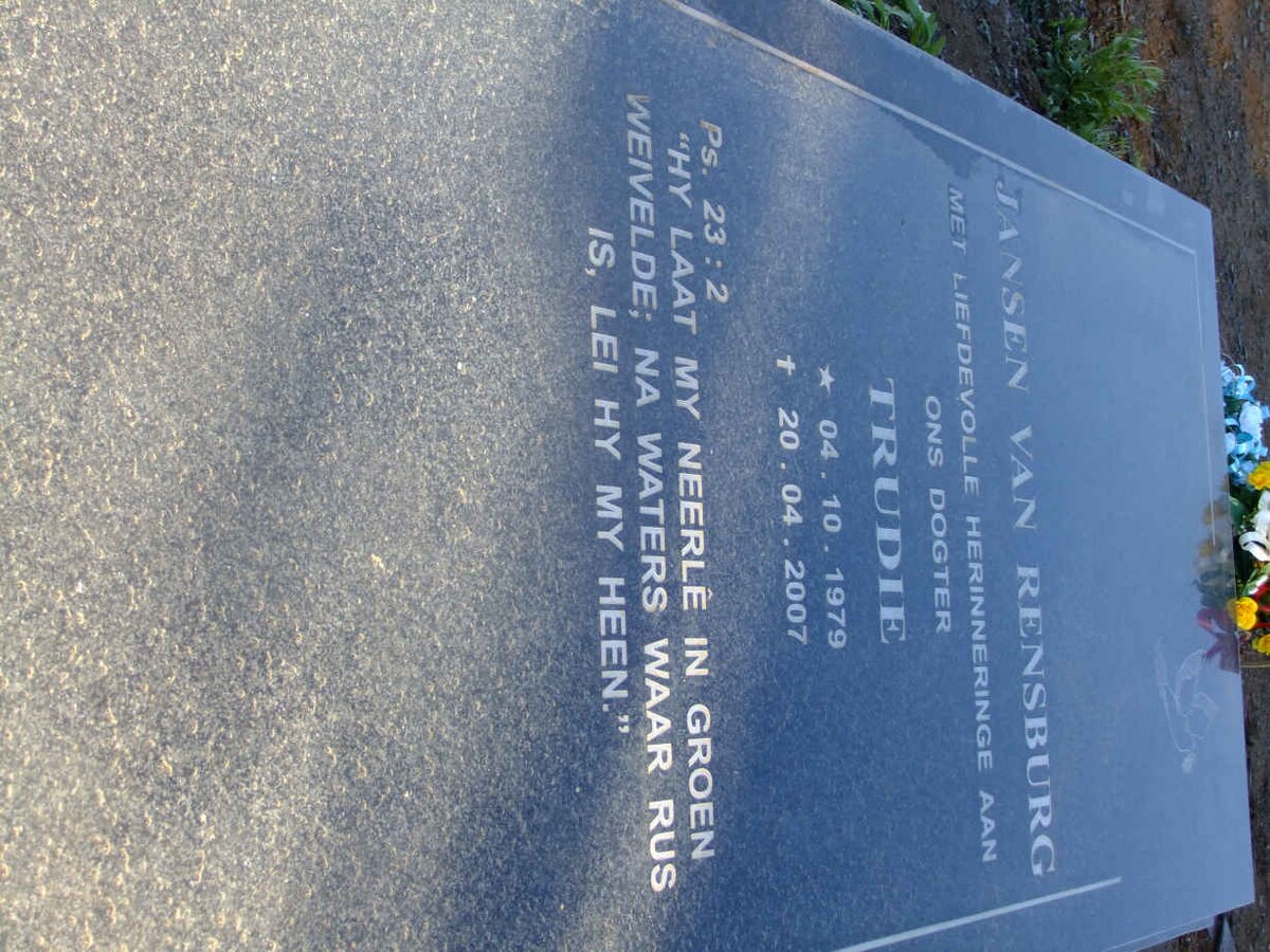 RENSBURG Trudie, Jansen van 1979-2007