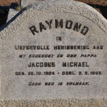 RAYMOND Jacobus Michael 1924-1962