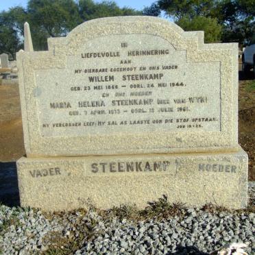 STEENKAMP Willem 1866-1944 &amp; Maria Helena VAN WYK 1873-1961