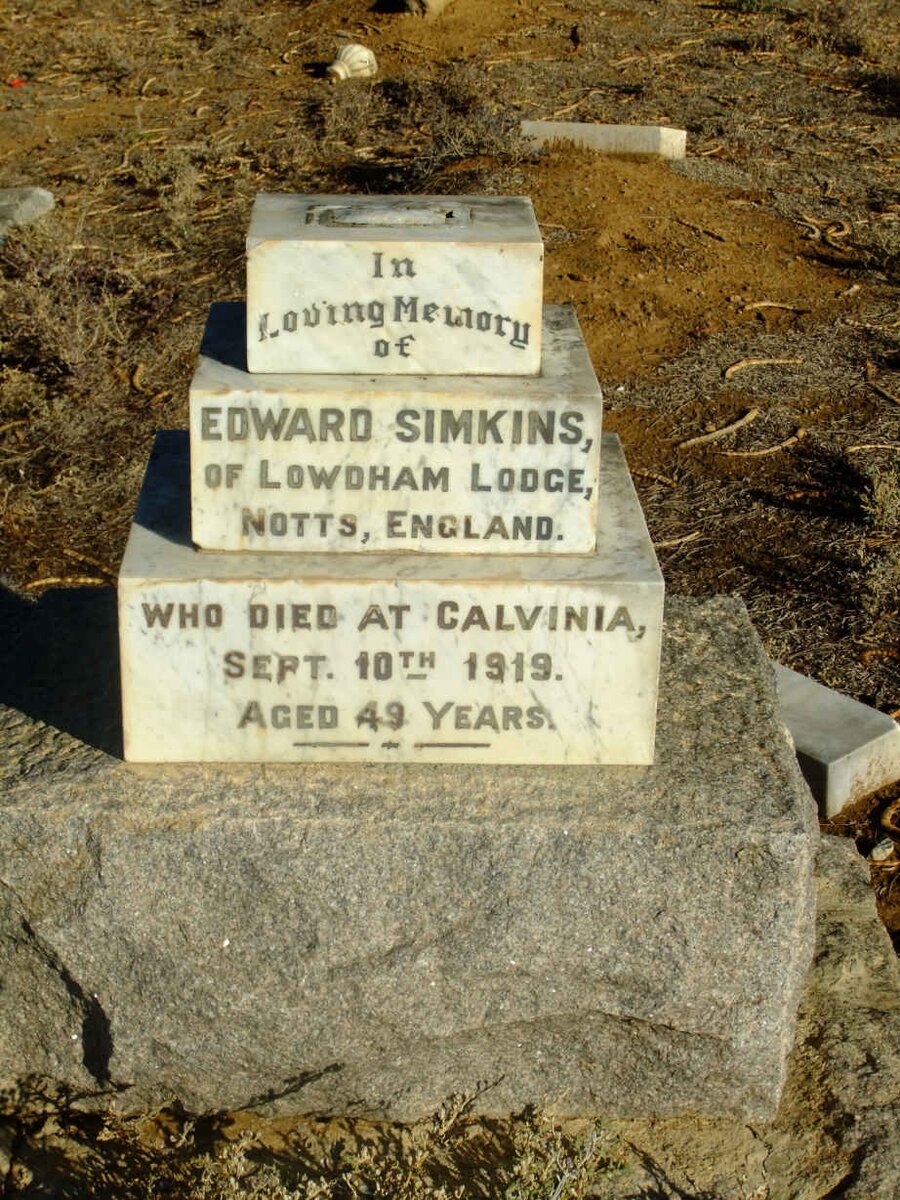 SIMKINS Edward -1919