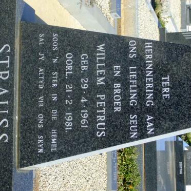 STRAUSS Willem Petrus 1916-1981