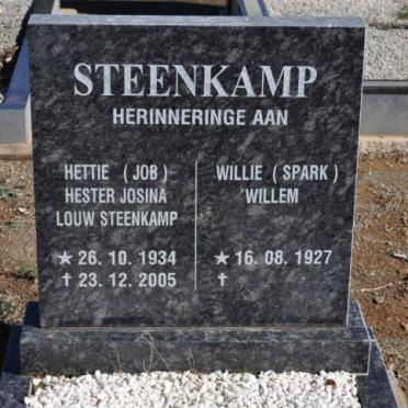 STEENKAMP Willem 1927- &amp; Hester Josina LOUW 1934-2005