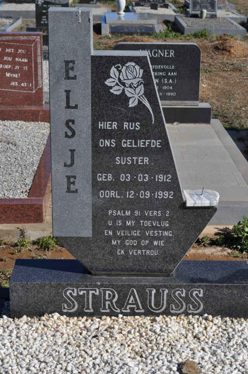 STRAUSS Elsje 1912-1992