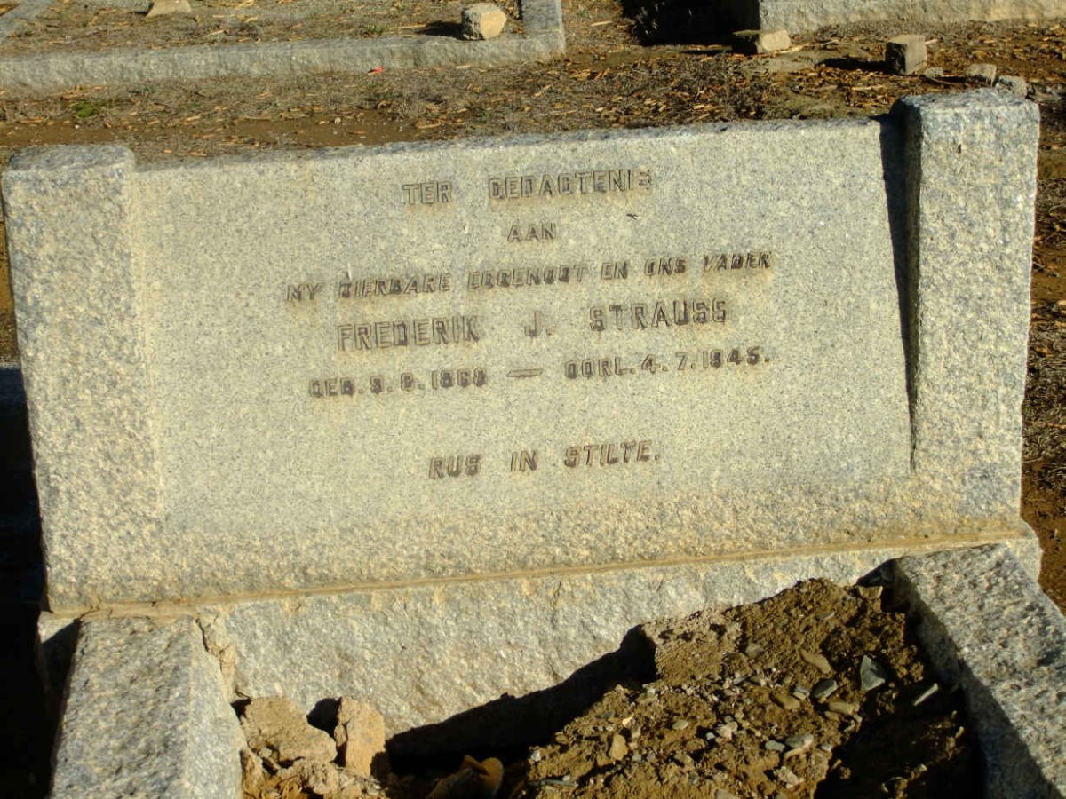 STRAUSS Frederik J. 1868-1945
