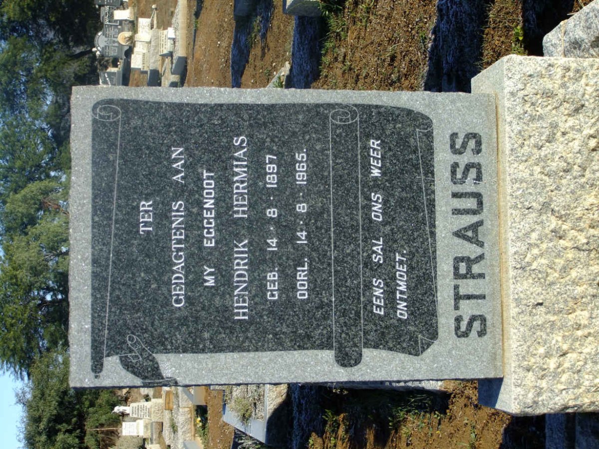 STRAUSS Hendrik Hermias 1897-1965