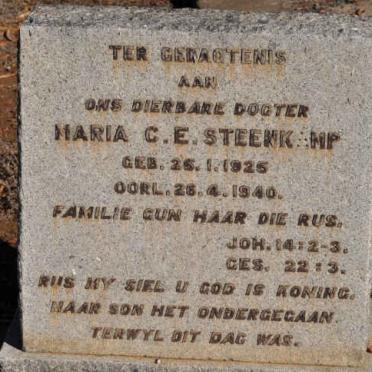 STEENKAMP Maria C.E. 1925-1940