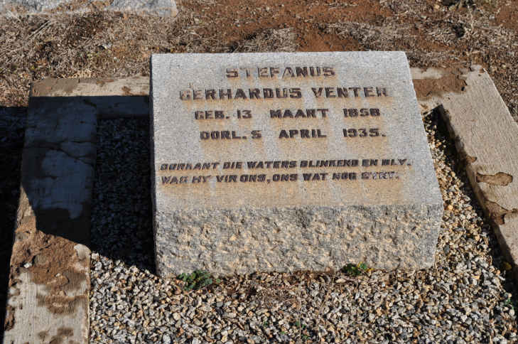 VENTER Stefanus Gerhardus 1858-1935