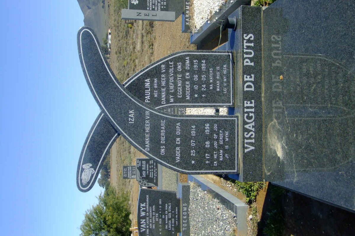 VISAGIE Izak 1914-1996 &amp; Paulina BRINK 1915-1994