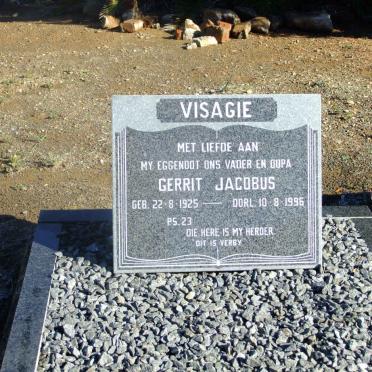VISAGIE Gerrit Jacobus 1925-1996